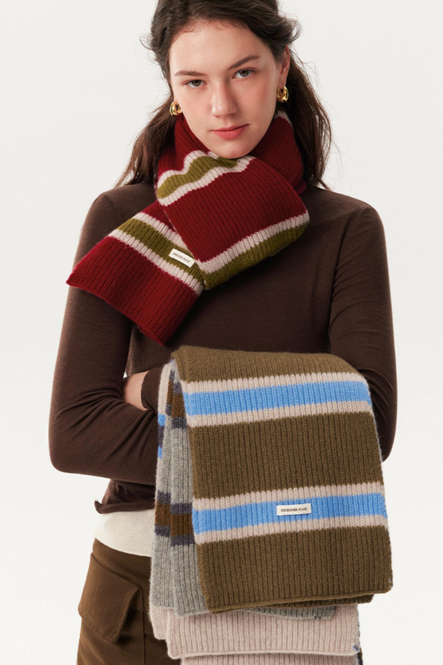 Winter Atmosphere Wool Scarf