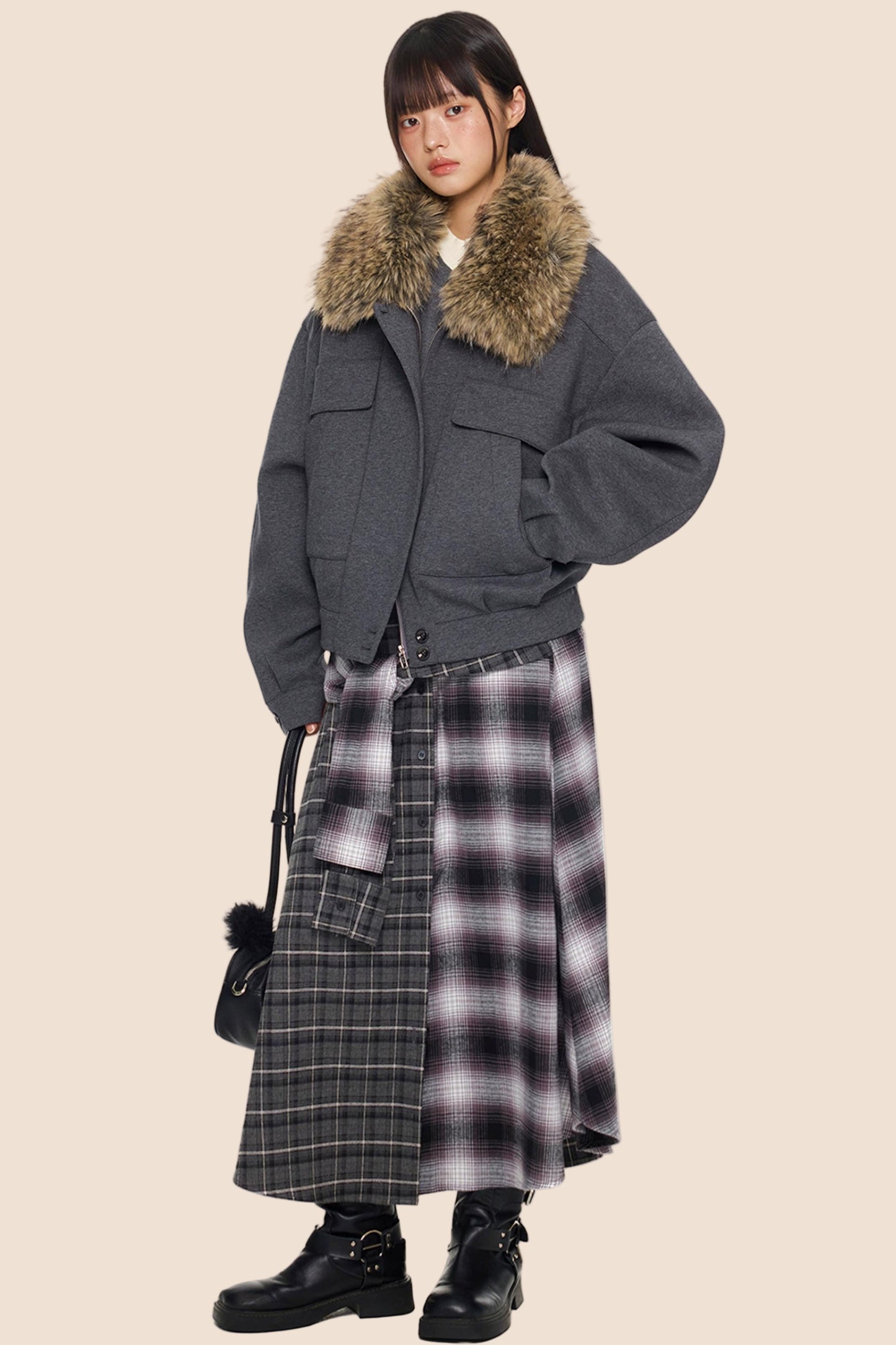 Fur Collar Cotton Jacket