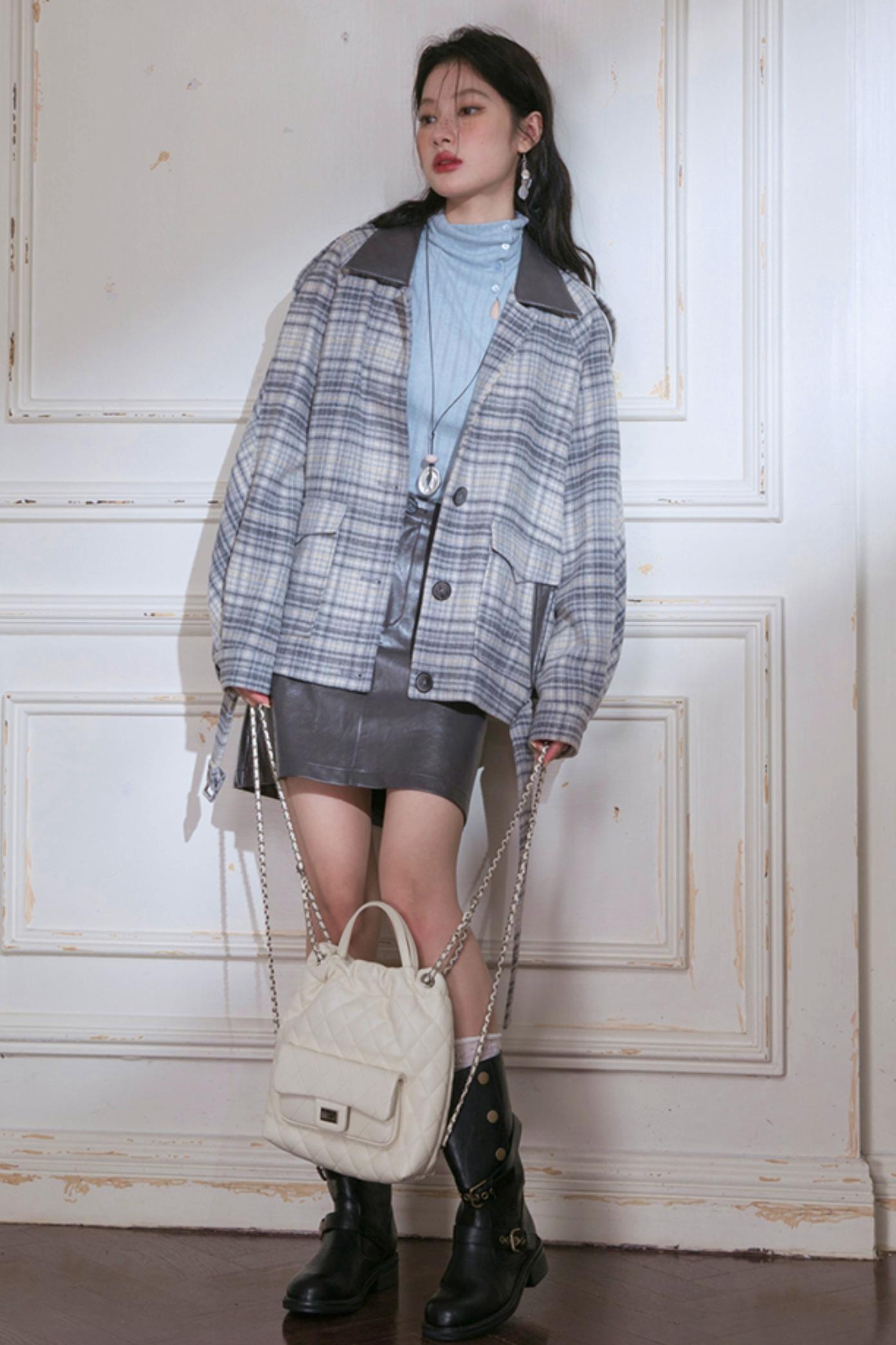 Snow Wool Tweed Jacket Set-Up