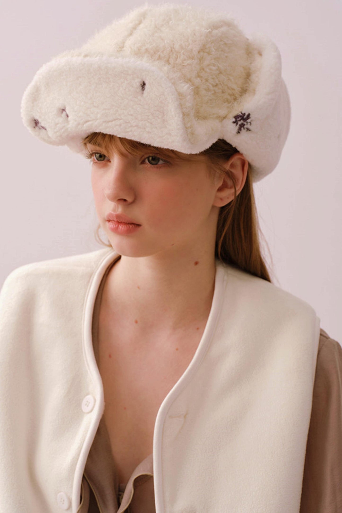 Reversible Plush Lei Feng Hat