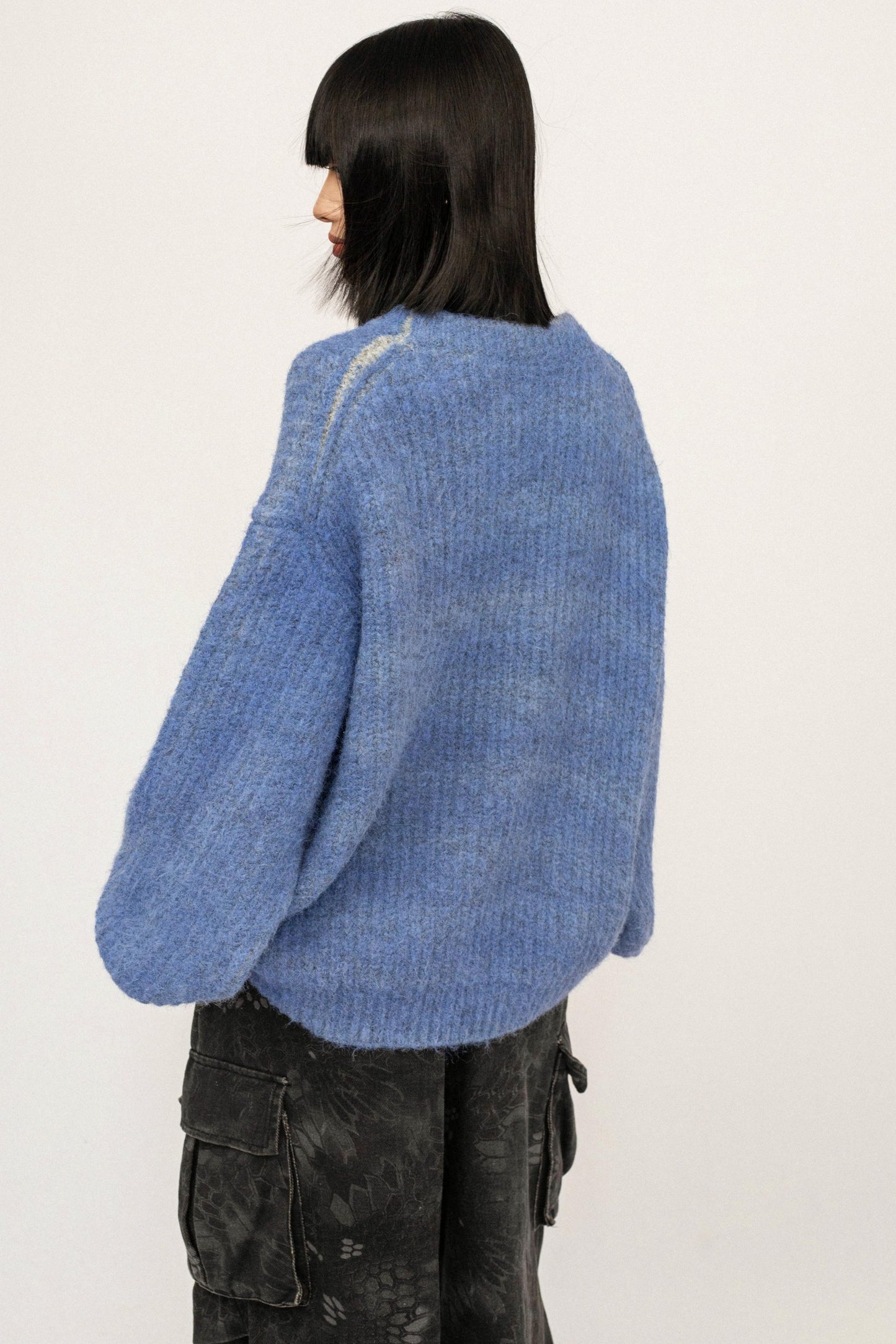 Retro Knit Pullover Sweater