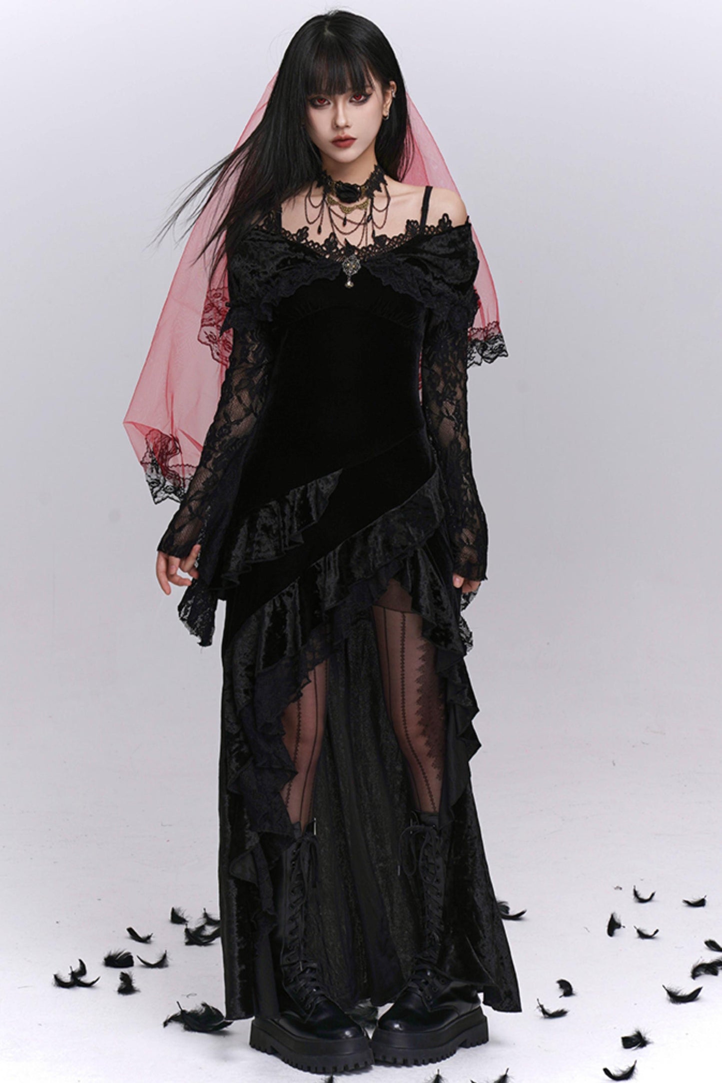 One-Shoulder Camisole Dress