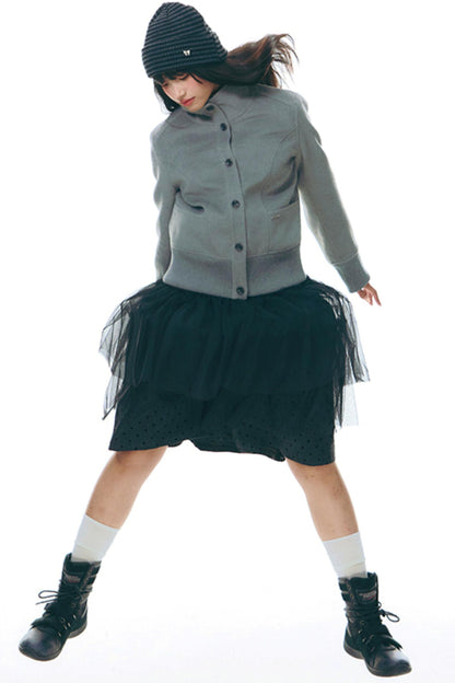 Original Patchwork Tweed Jacket