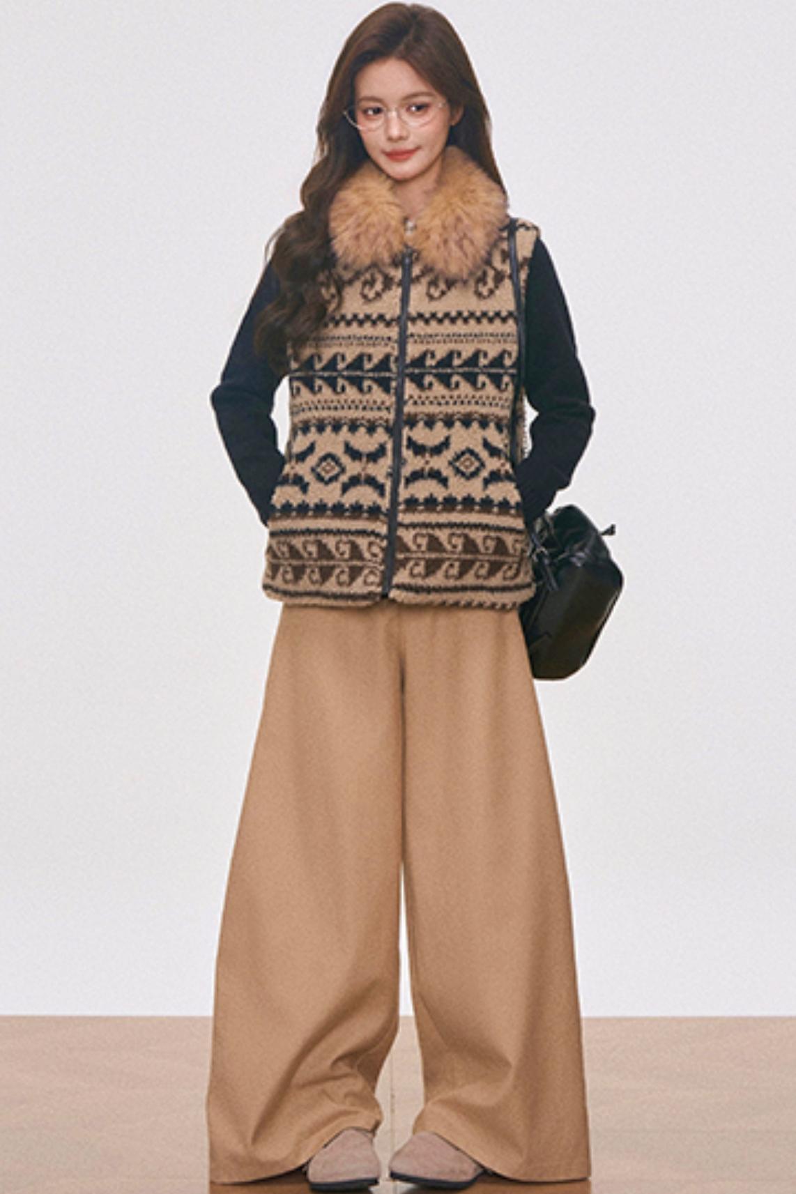 Fair Isle Wool Vest Set-Up