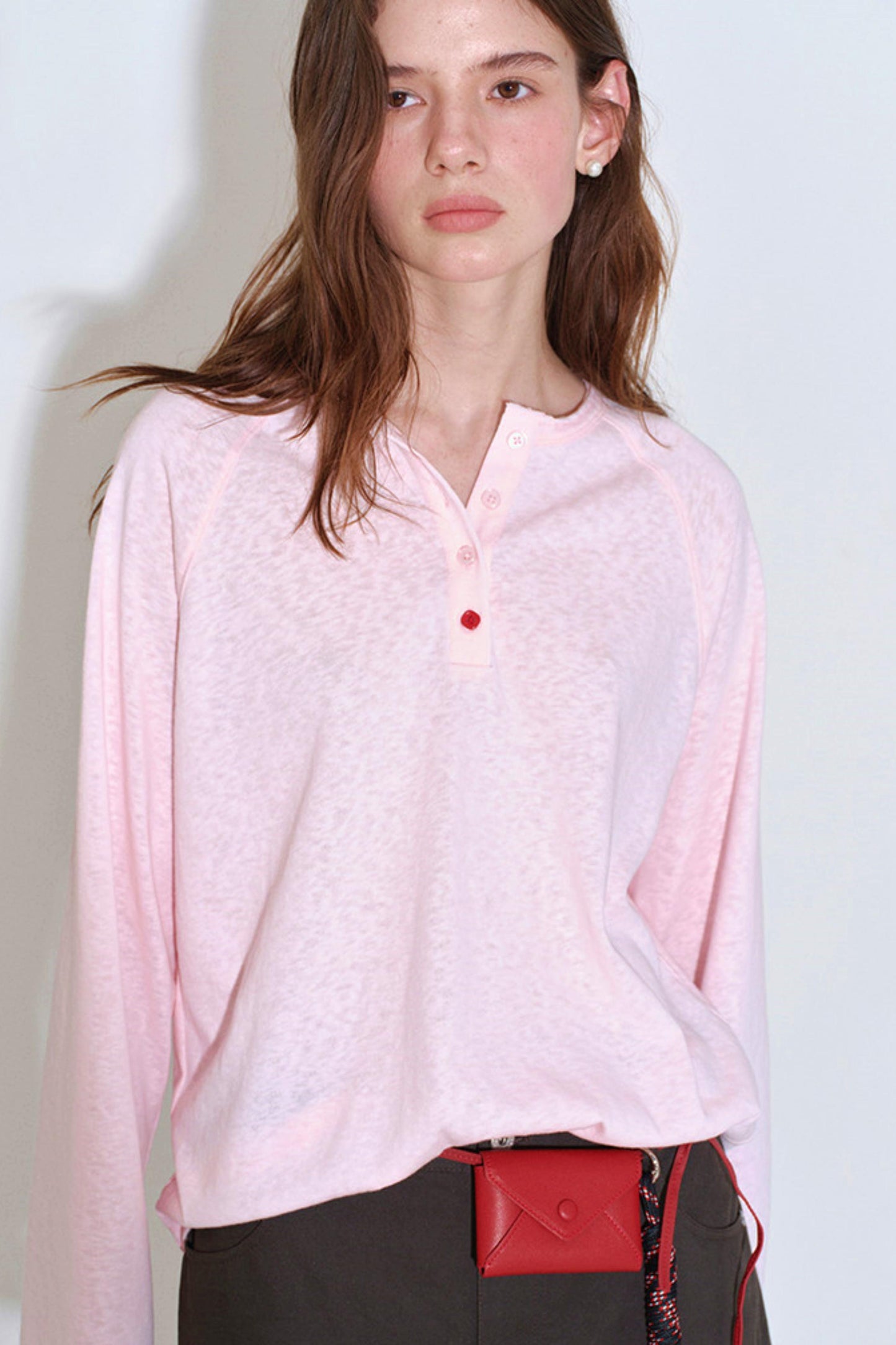 Bright-Colored Raglan T-Shirt