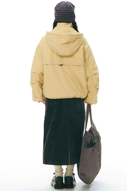 Detachable Cotton Fill Winter Coat