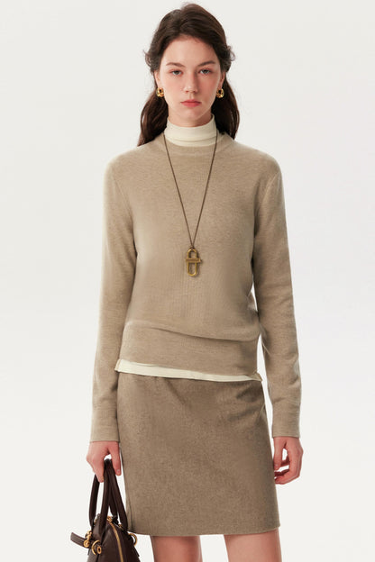 French Wool Blend Sweater