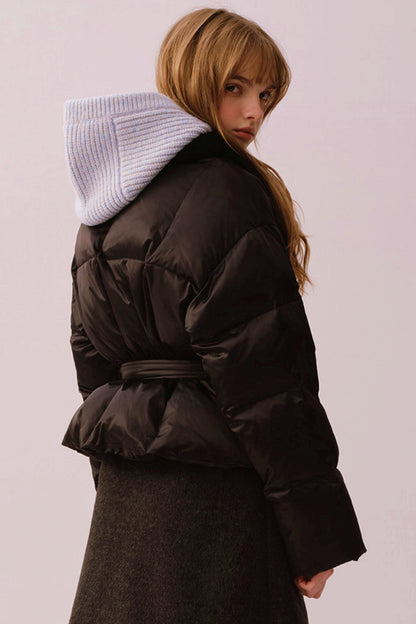 Sheep Wool Blend Knitted Balaclava