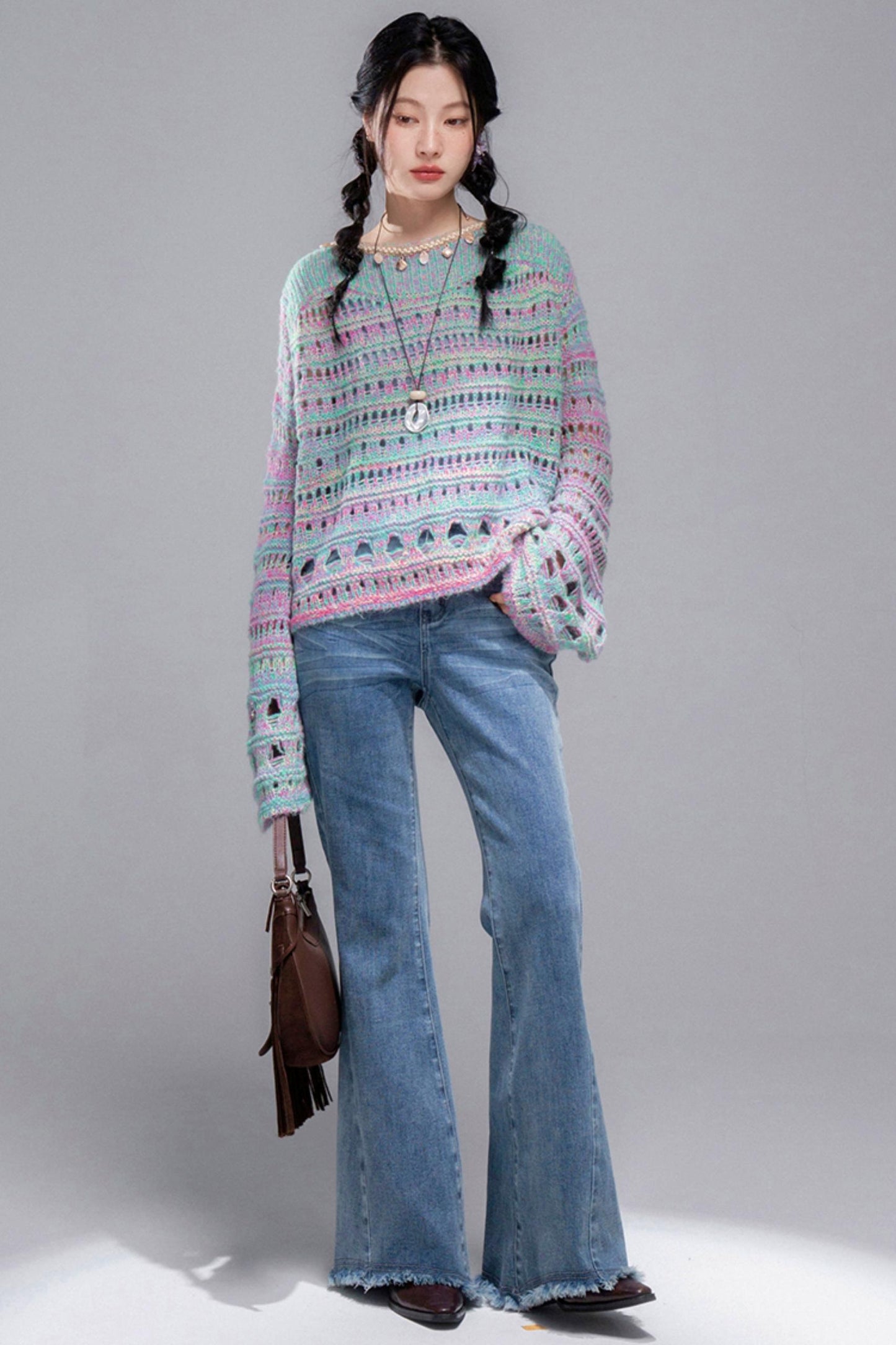 Shaping Blue Flared Jeans