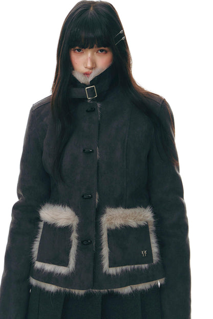 Integrated Lapel Winter Cotton Jacket