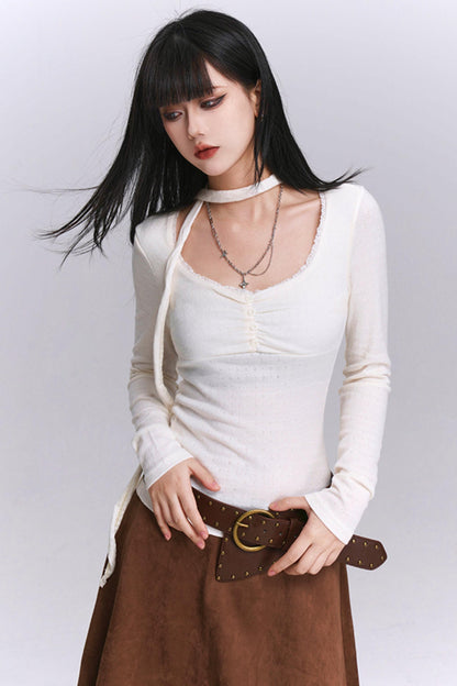 Feminine Silhouette Autumn Top