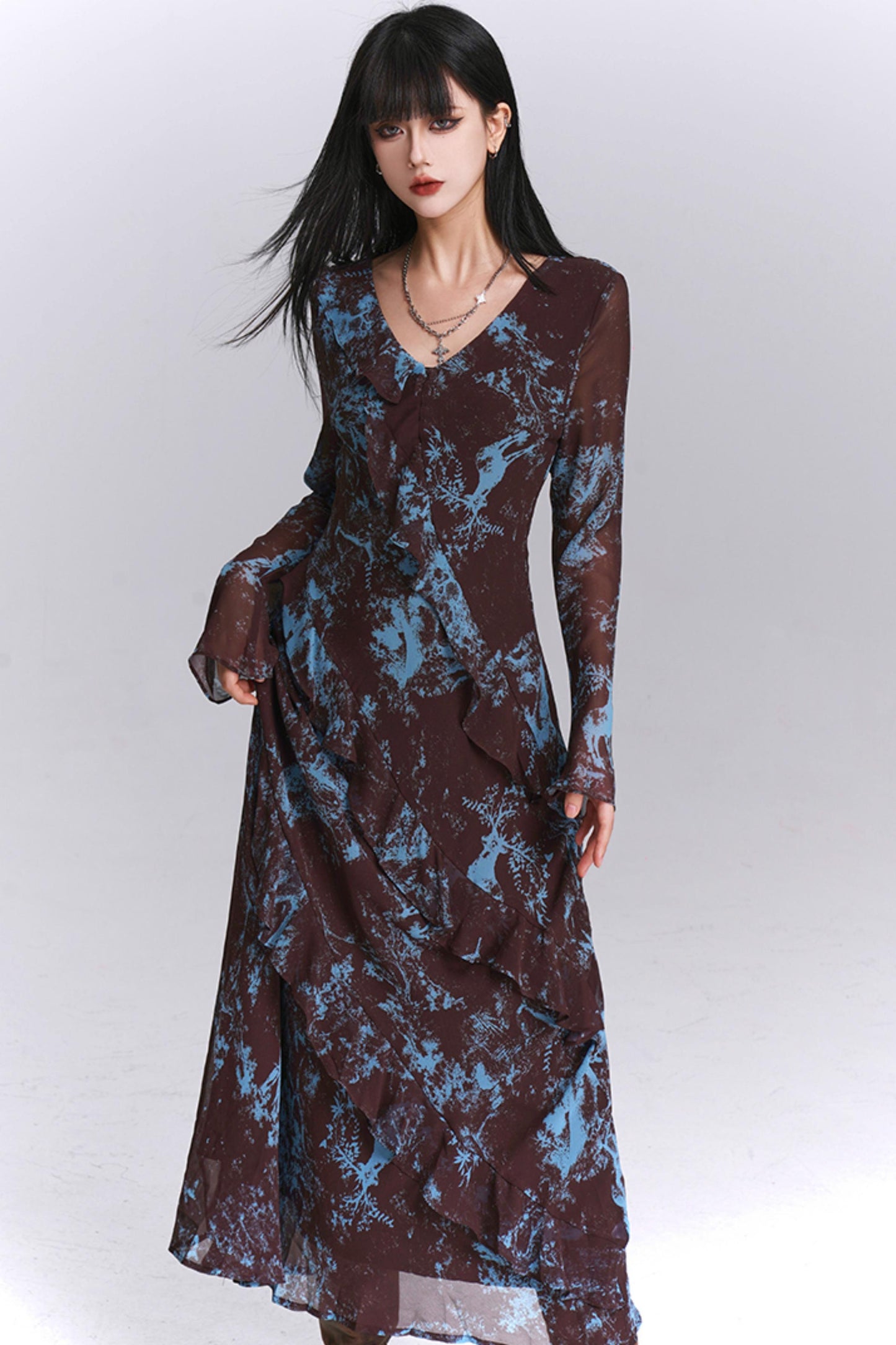 Atmospheric Slim Fit Casual Dress