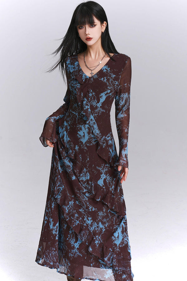 Atmospheric Slim Fit Casual Dress