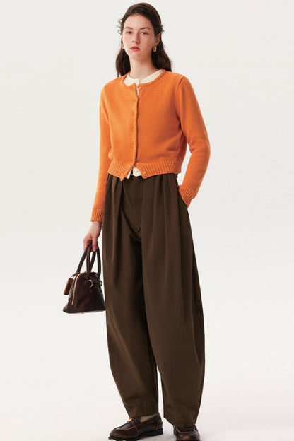 Woven Texture Knit Cardigan