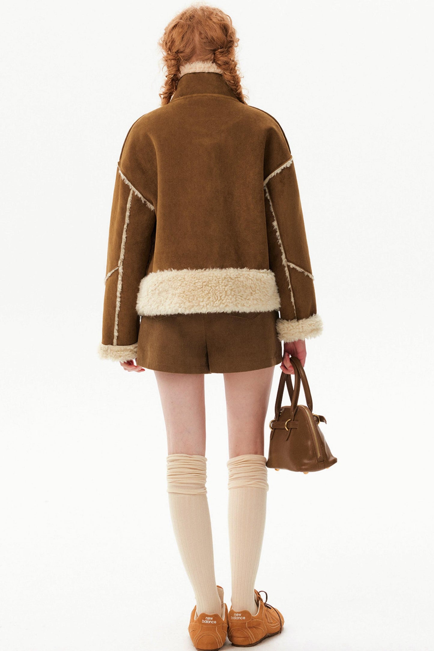 Retro Faux Shearling Coat