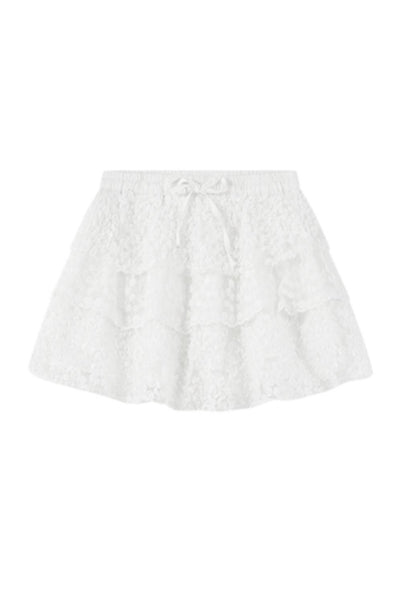Floral Lace Skater Skirt