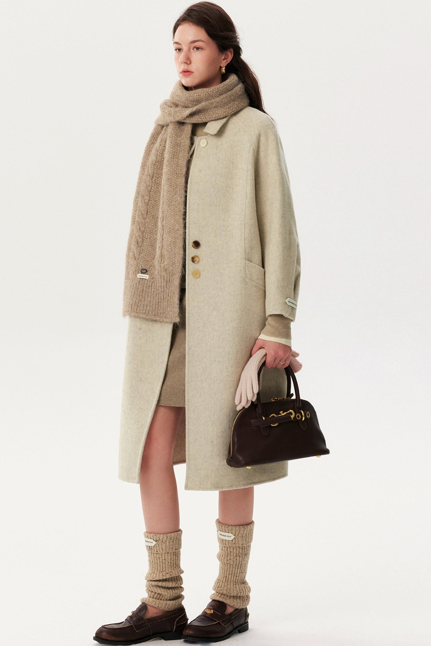 Doll Collar Wool Coat
