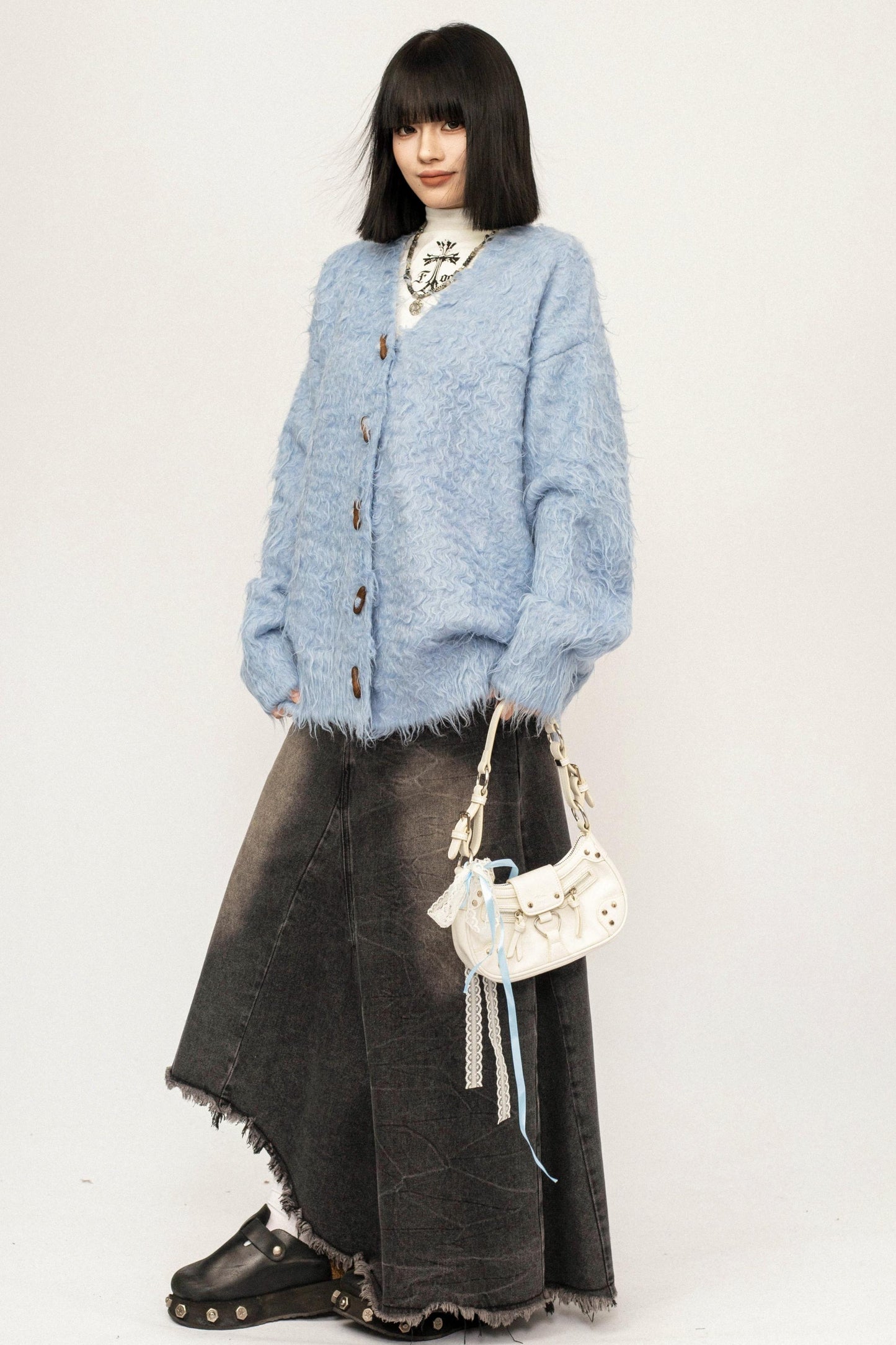 Korean Retro Knit Cardigan