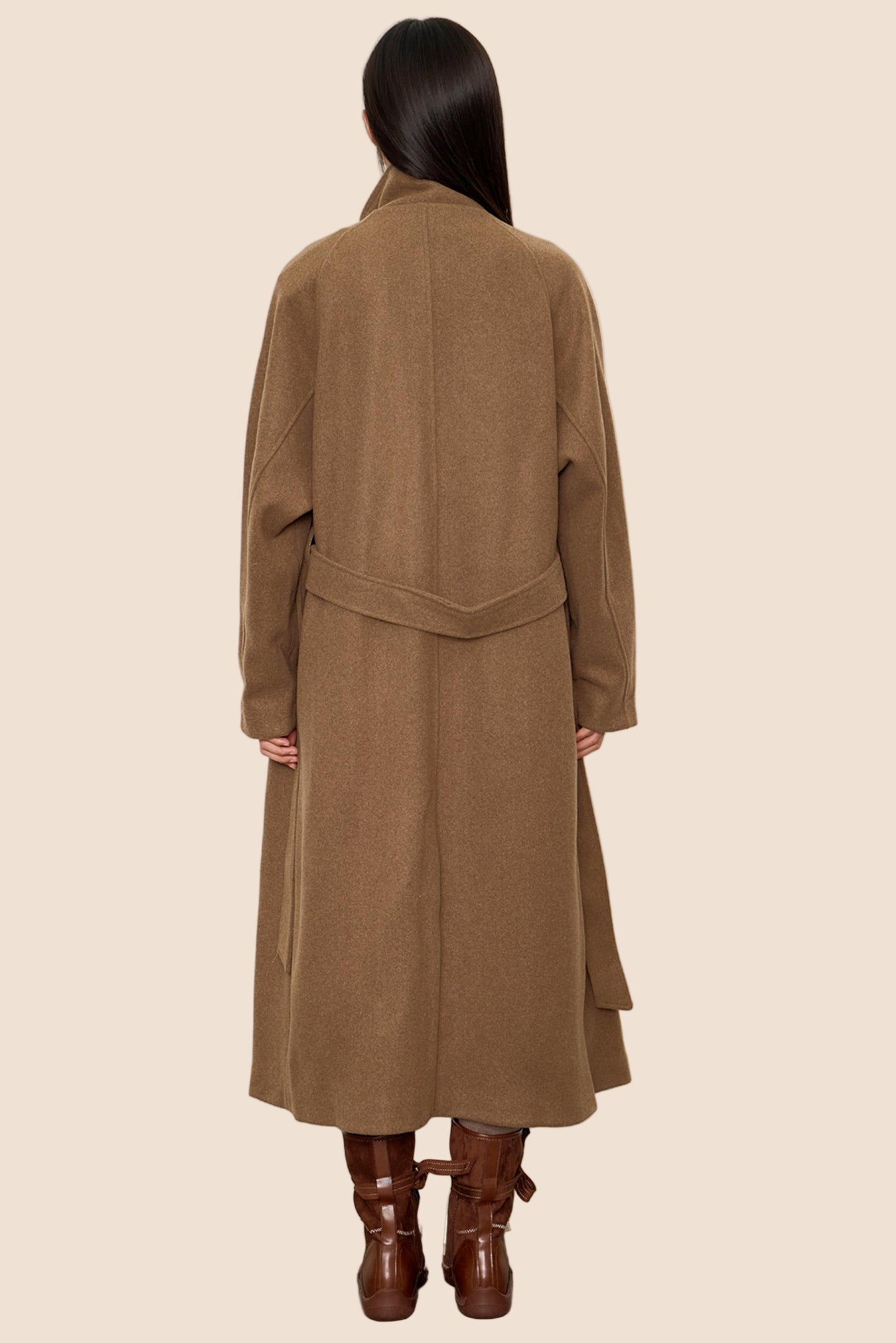 Autumn Woolen Trench Coat