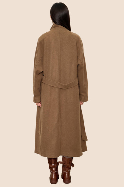 Autumn Woolen Trench Coat