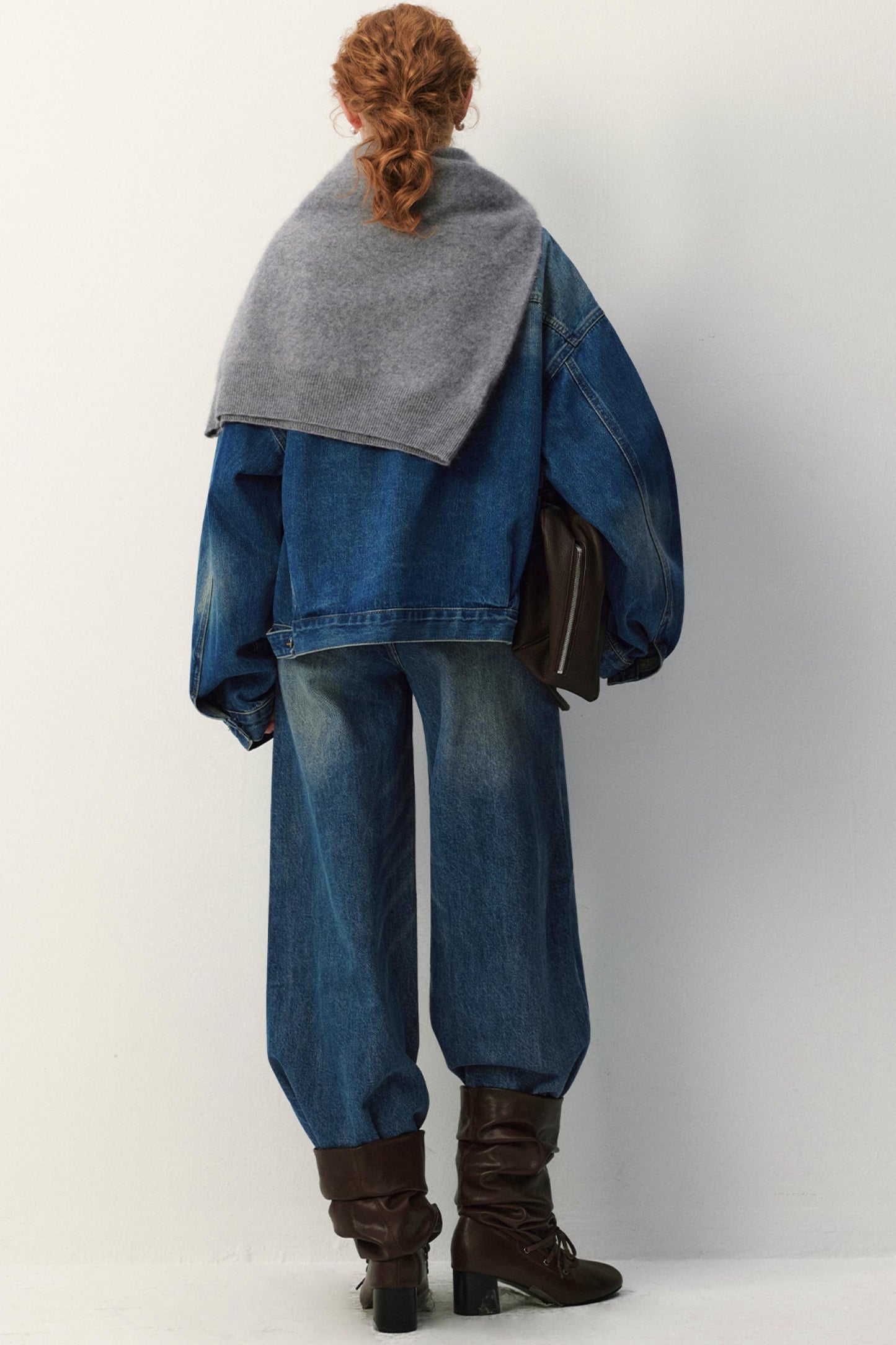 Retro Blue Denim Jacket Set-Up