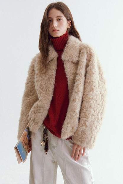 Light Luxury Faux Fur Jacket