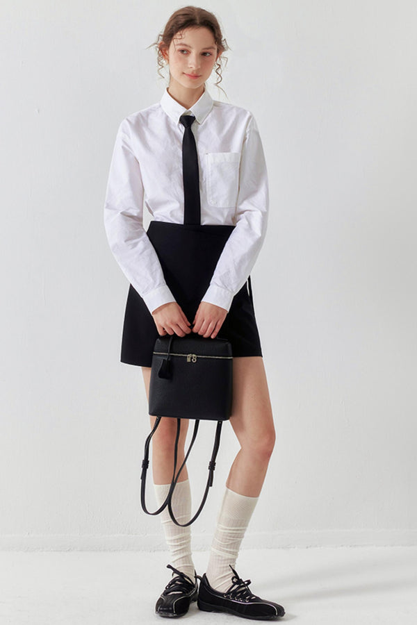 Cotton Oxford White Shirt