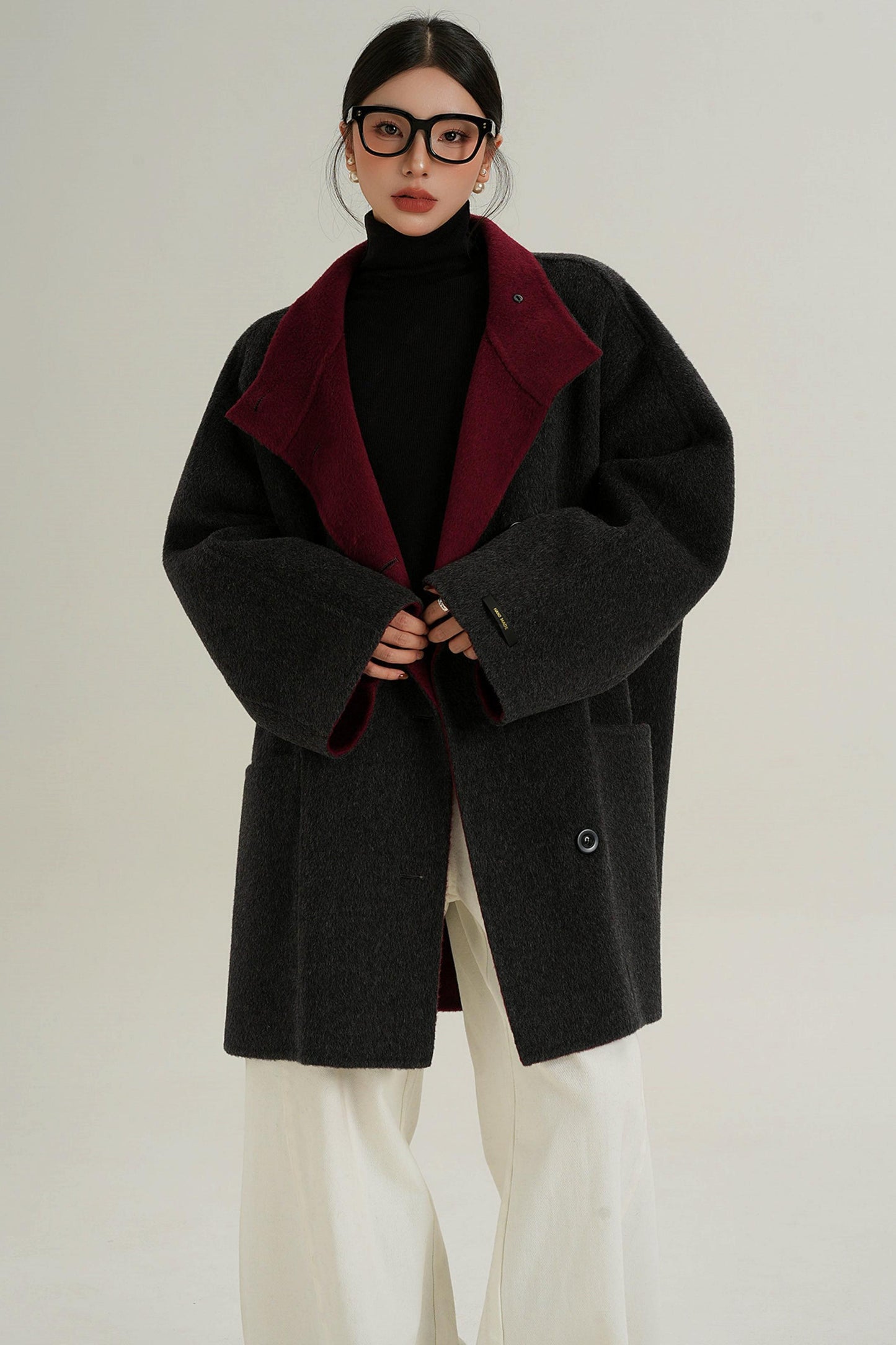High-End Double-Sided Mid-Length Coat