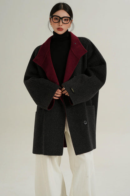High-End Double-Sided Mid-Length Coat