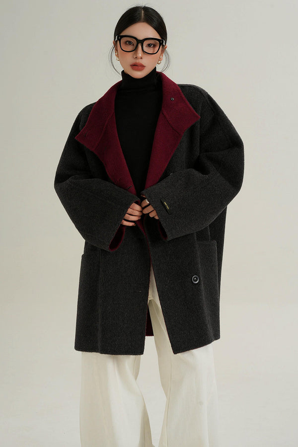 High-End Double-Sided Mid-Length Coat