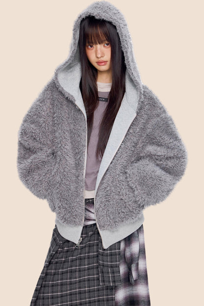 Reversible Faux Shearling Jacket