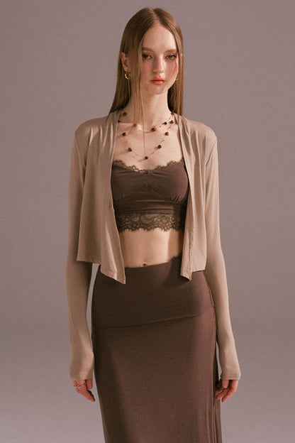 Spice V-neck Maxi Skirt Top Set-Up