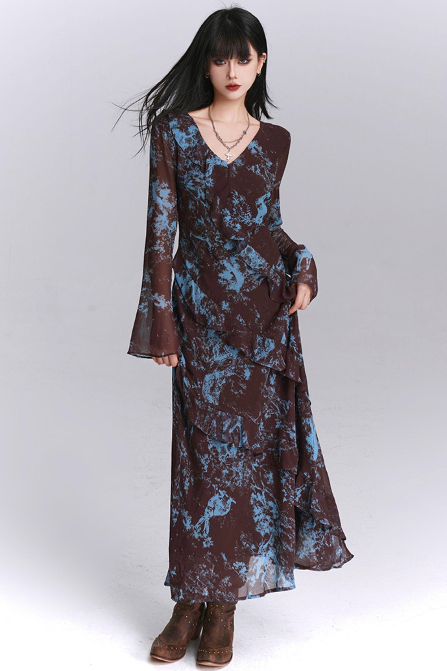 Atmospheric Slim Fit Casual Dress