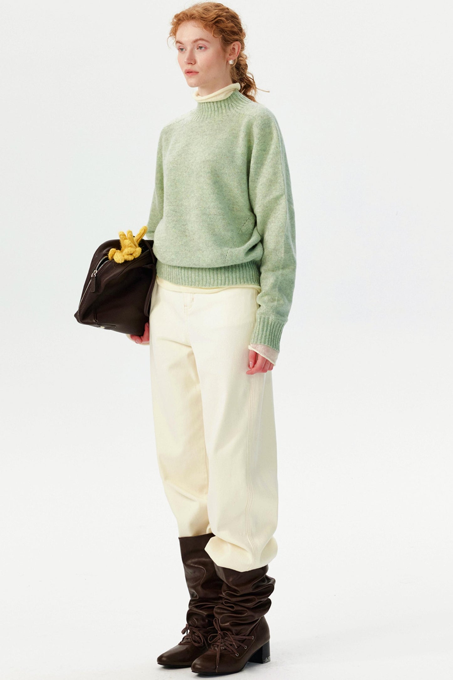 Sheep Wool Retro Knit Sweater