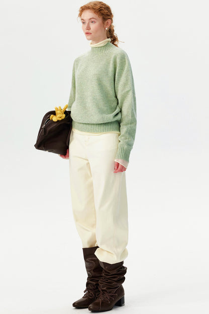 Sheep Wool Retro Knit Sweater