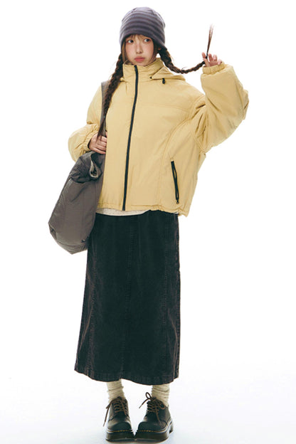 Detachable Cotton Fill Winter Coat