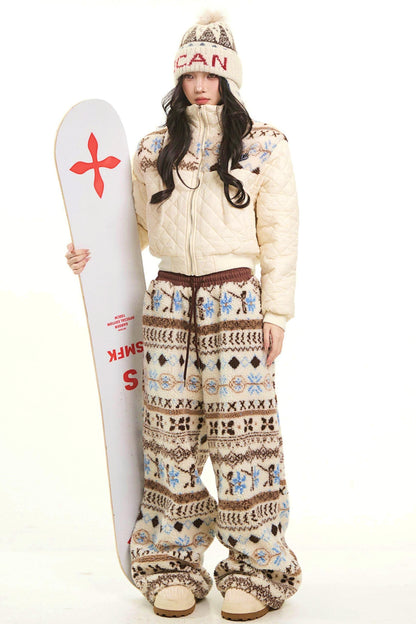 Retro Fair Isle Wool Hat