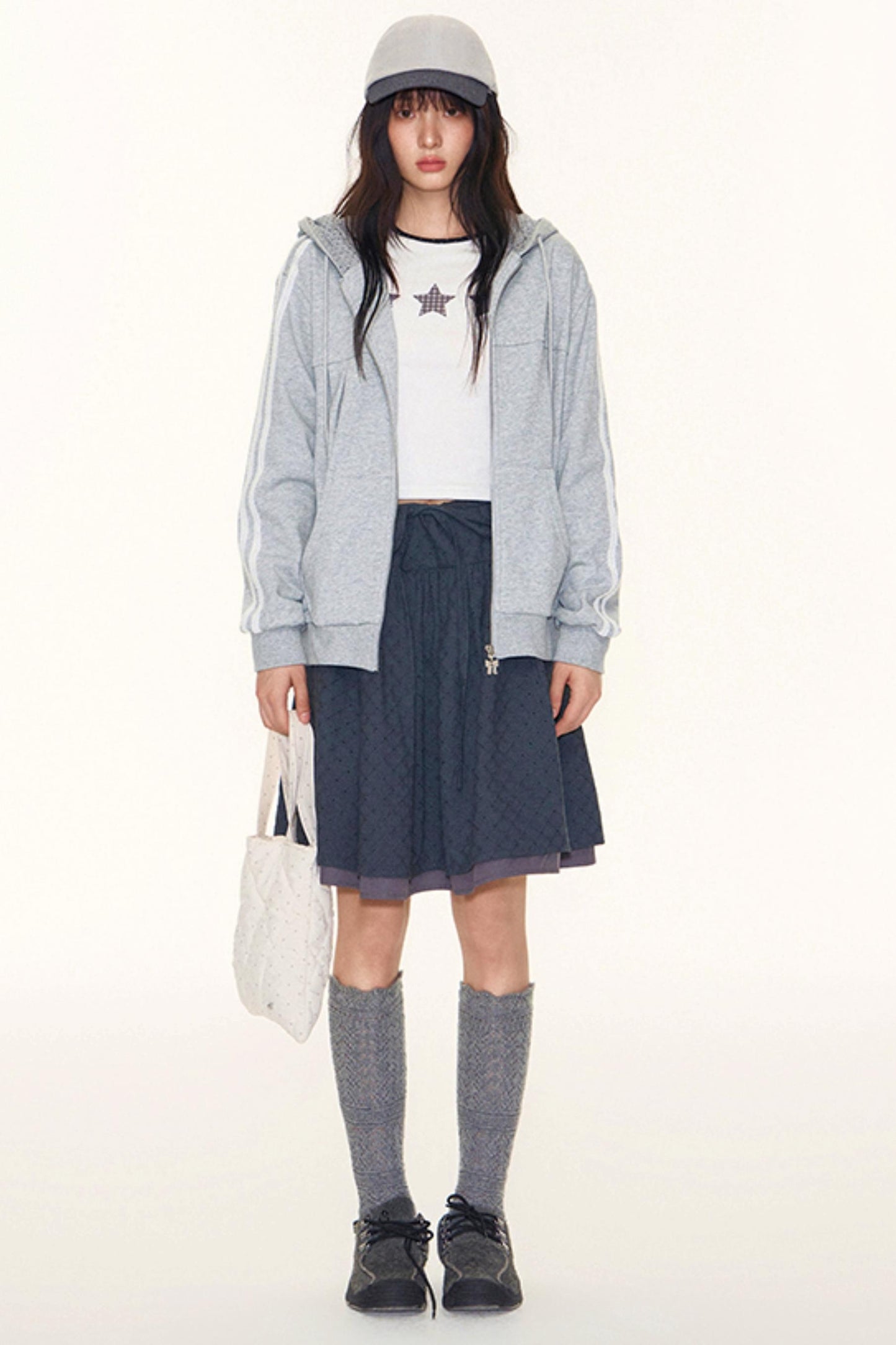 Star Contrast Long Sleeve Top