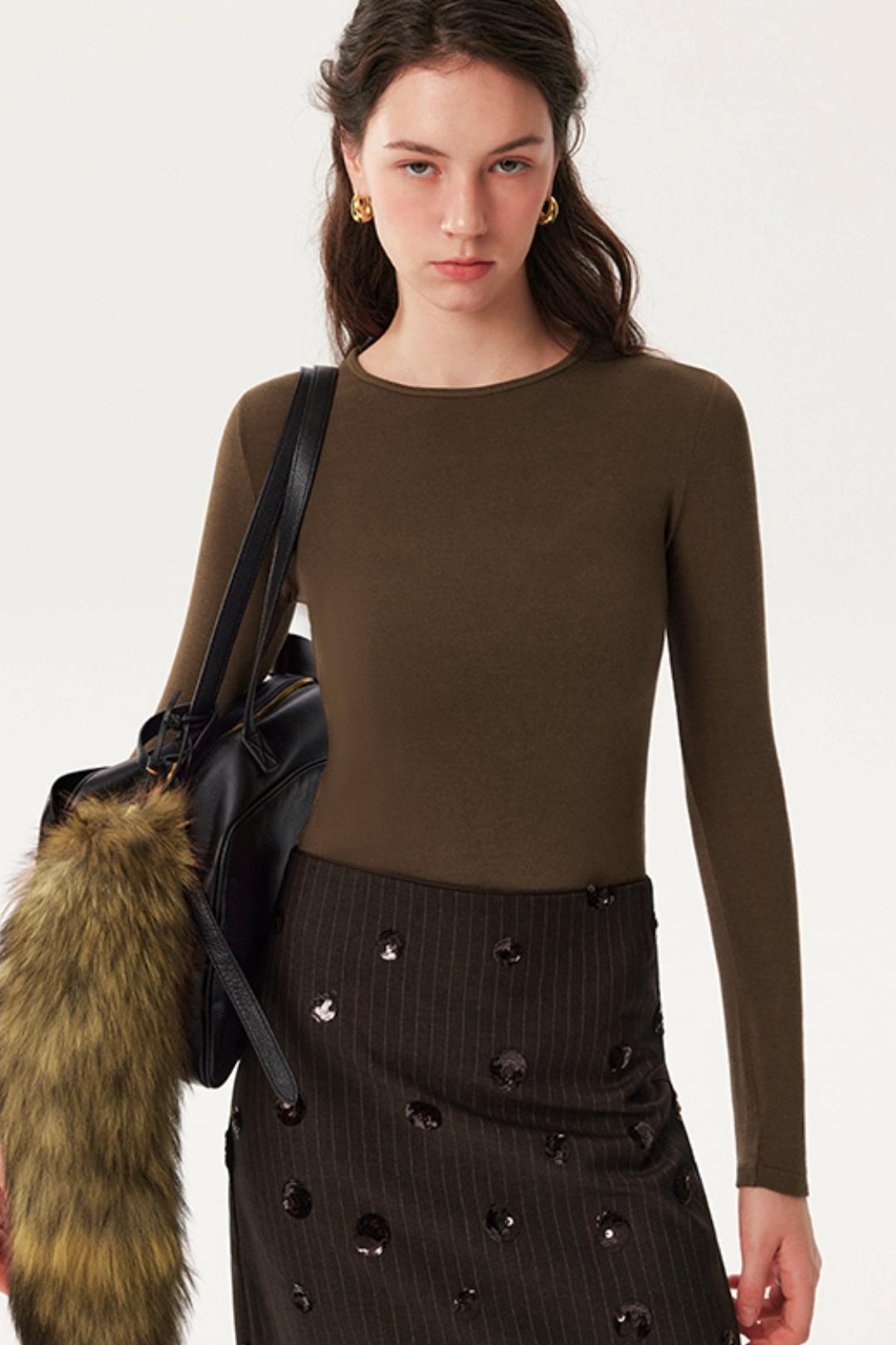 Custom-Dyed Modal Cashmere Sweater