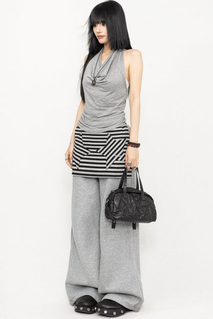 Black Halter Summer Top