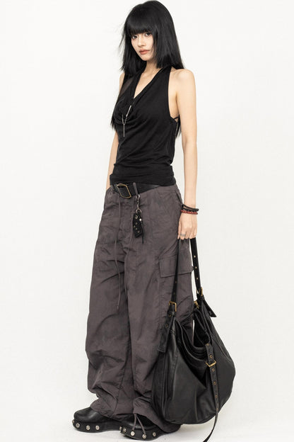 Black Halter Summer Top