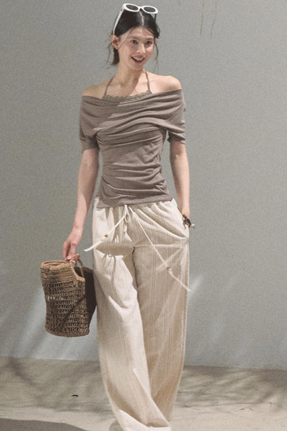 Amber Striped Pants Set-Up