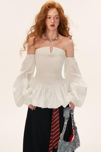 Autumn Long-Sleeved Waist Top