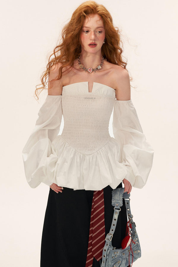 Autumn Long-Sleeved Waist Top