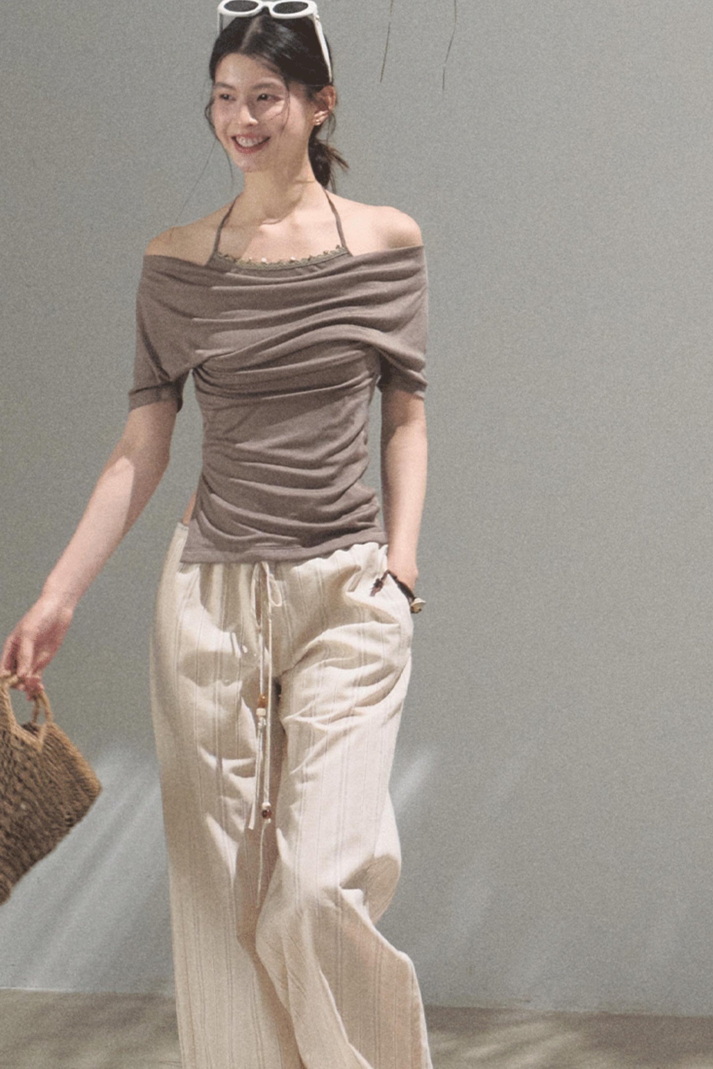 Amber Striped Pants Set-Up