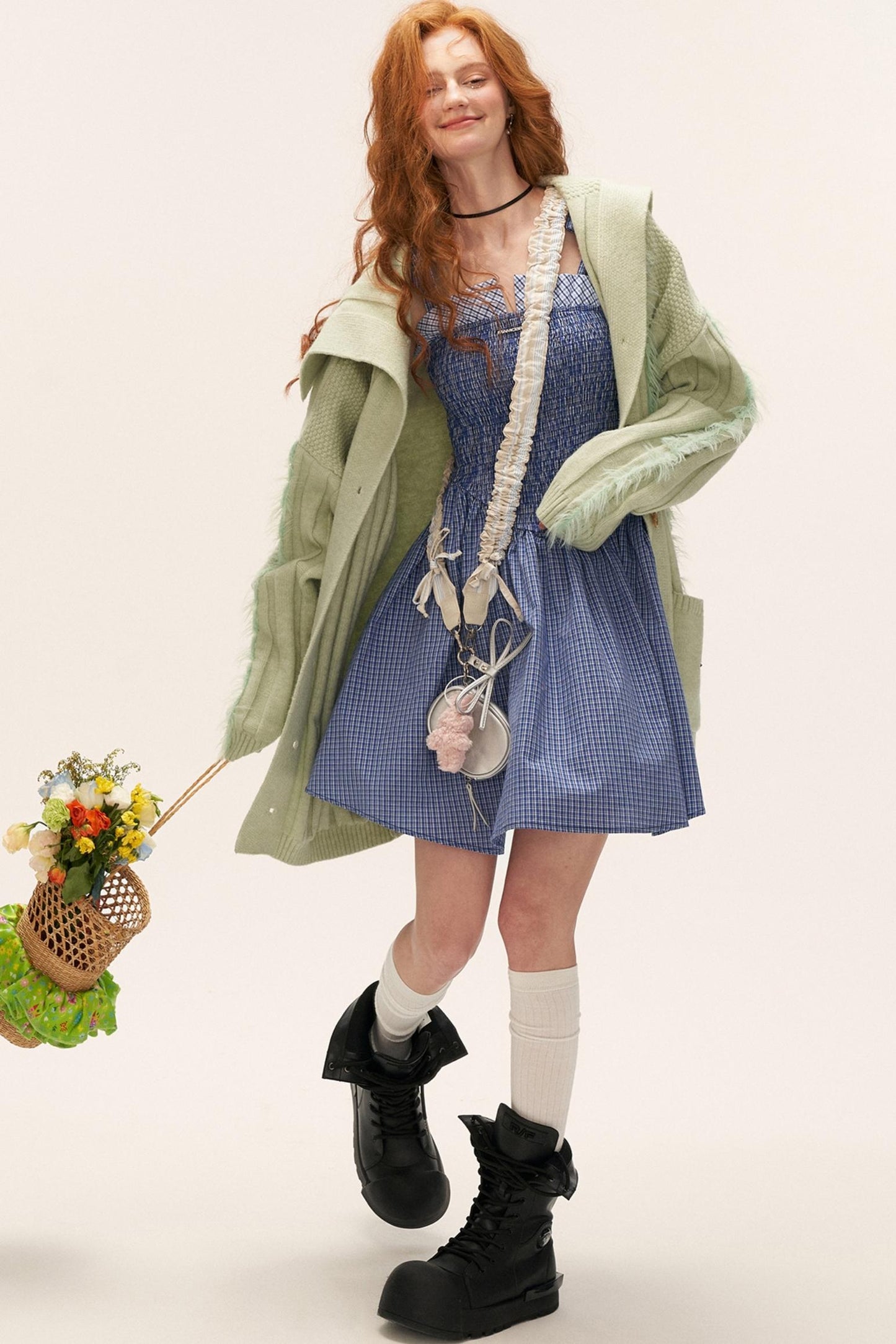 Lapel Knitted Loose Sweater Jacket