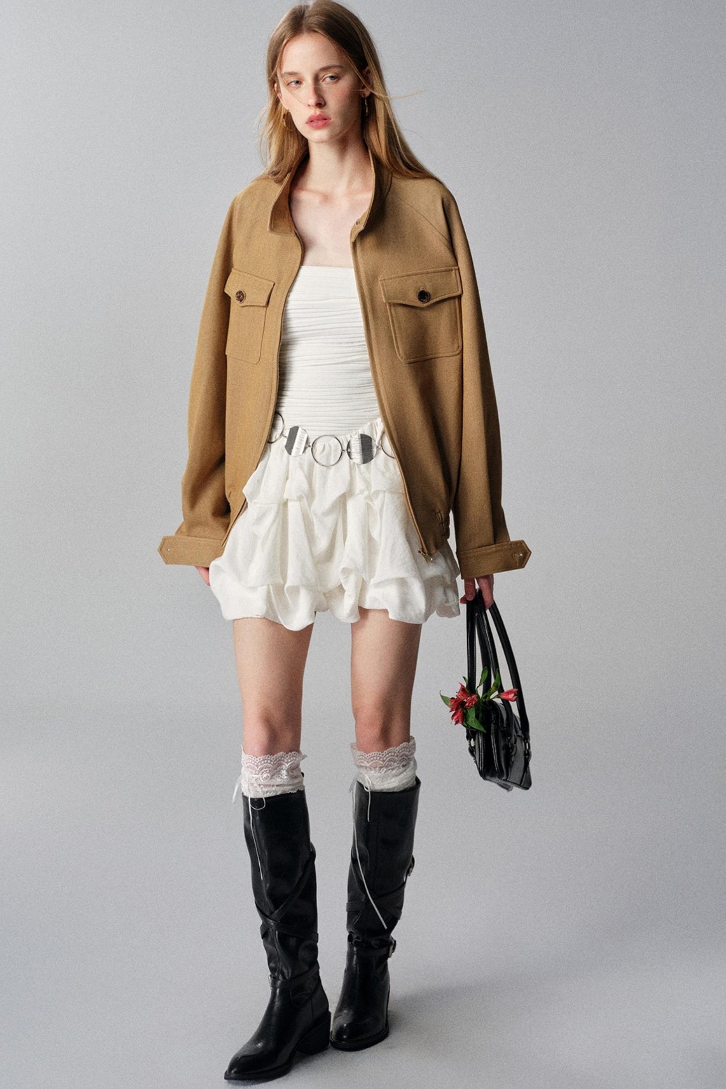 Sea Cappuccino Short Jacket