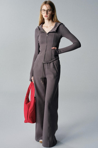 Corridor Set Hooded Sweatshirt Jacket & Pants Set-Up