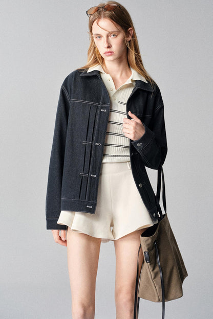 High-Waisted Slimming A-Line Skirt