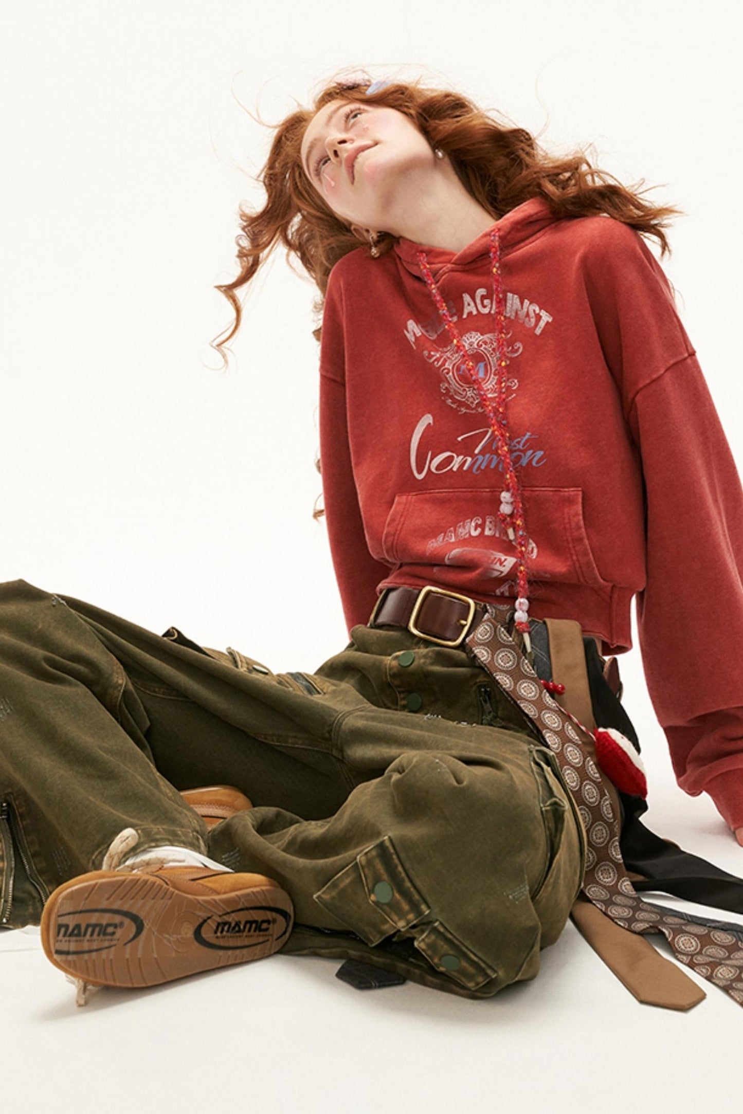 Floral Logo Hooded Sweatshirt